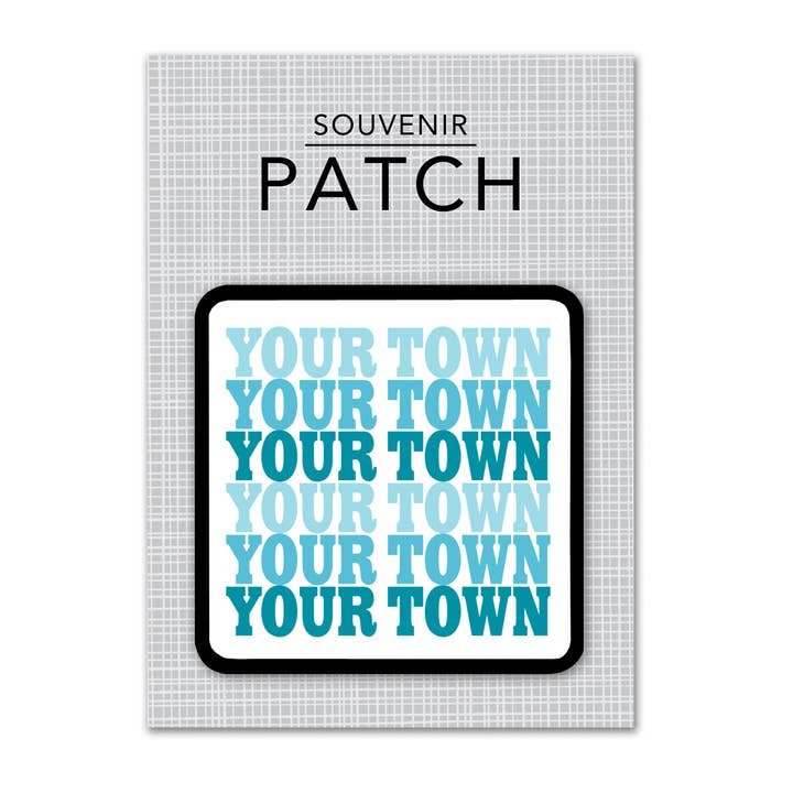 Rock Scissor Paper - Wholesale Patch - Personalized City Iron-on Patch - Supergraphics Repeat