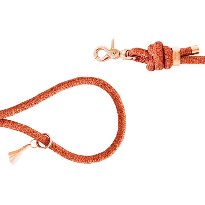 Correa de hombro manos libres para perros en paracord cobre "Copper" para venta al por mayor de Frimousse Dog