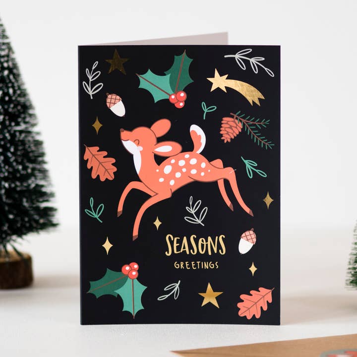 Hjort julkort för wholesale av Mila made
