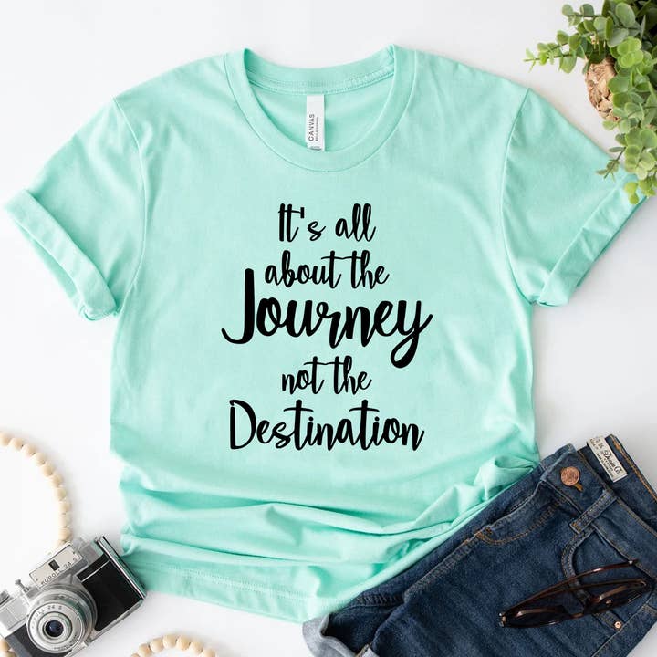 Its All About The Journey Shirt for wholesale by Himalayan Hymns