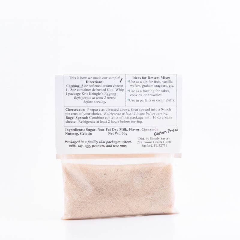 Simply Savory - Wholesale Cake Mix - Kris Kringle's Eggnog Dessert Mix2