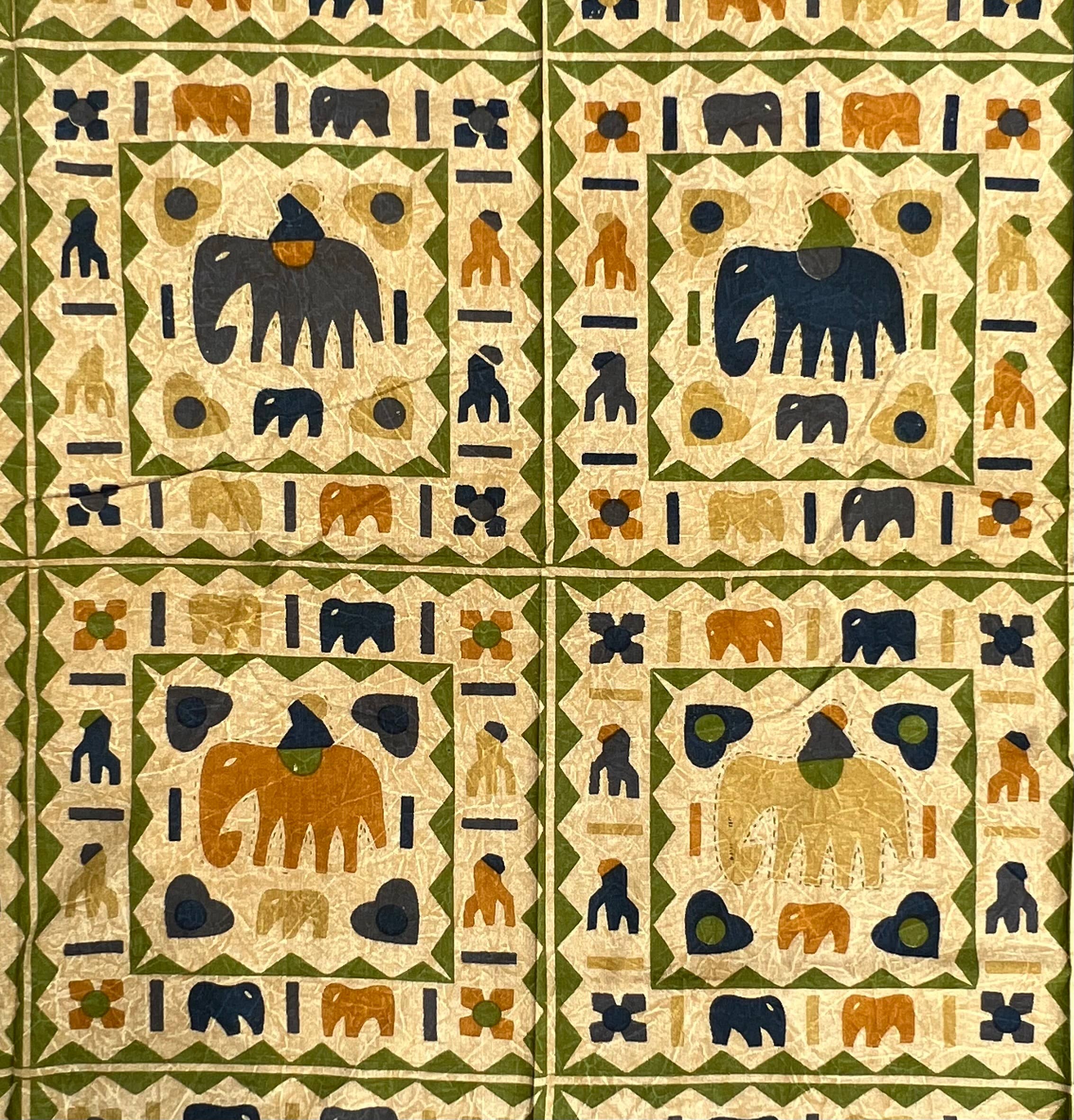 Lungta Imports - Wholesale Tapestry/Textile - Indian Tribal Elephants Tapestry Wall Decor Beach Throw13