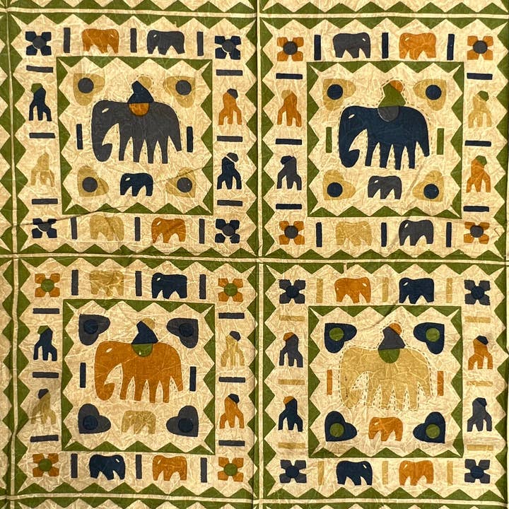 Lungta Imports - Wholesale Tapestry/Textile - Indian Tribal Elephants Tapestry Wall Decor Beach Throw13