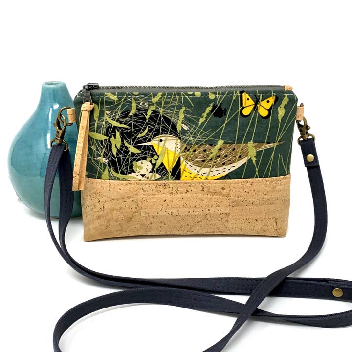 Organic and Cork Mini Crossbody - Charley Harper Prints and other Purchase Wholesale cork handbags. Free Returns & Net 60 Terms on Faire trending on Faire.