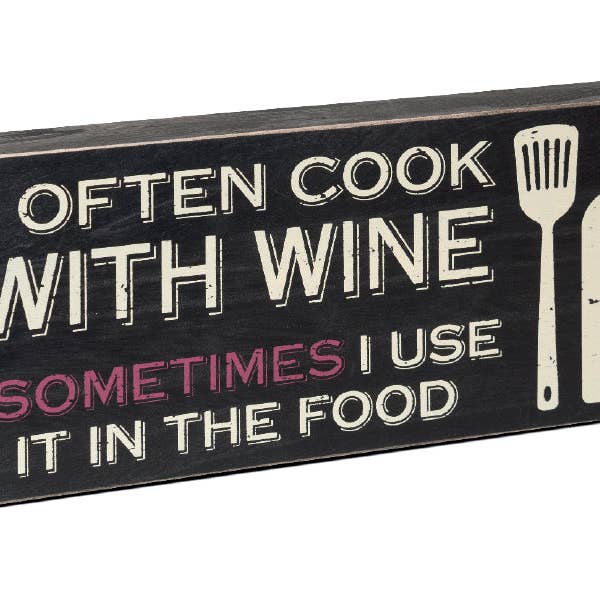 I Often Cook - Wooden Sign for wholesale by Chris’s Stuff Inc.