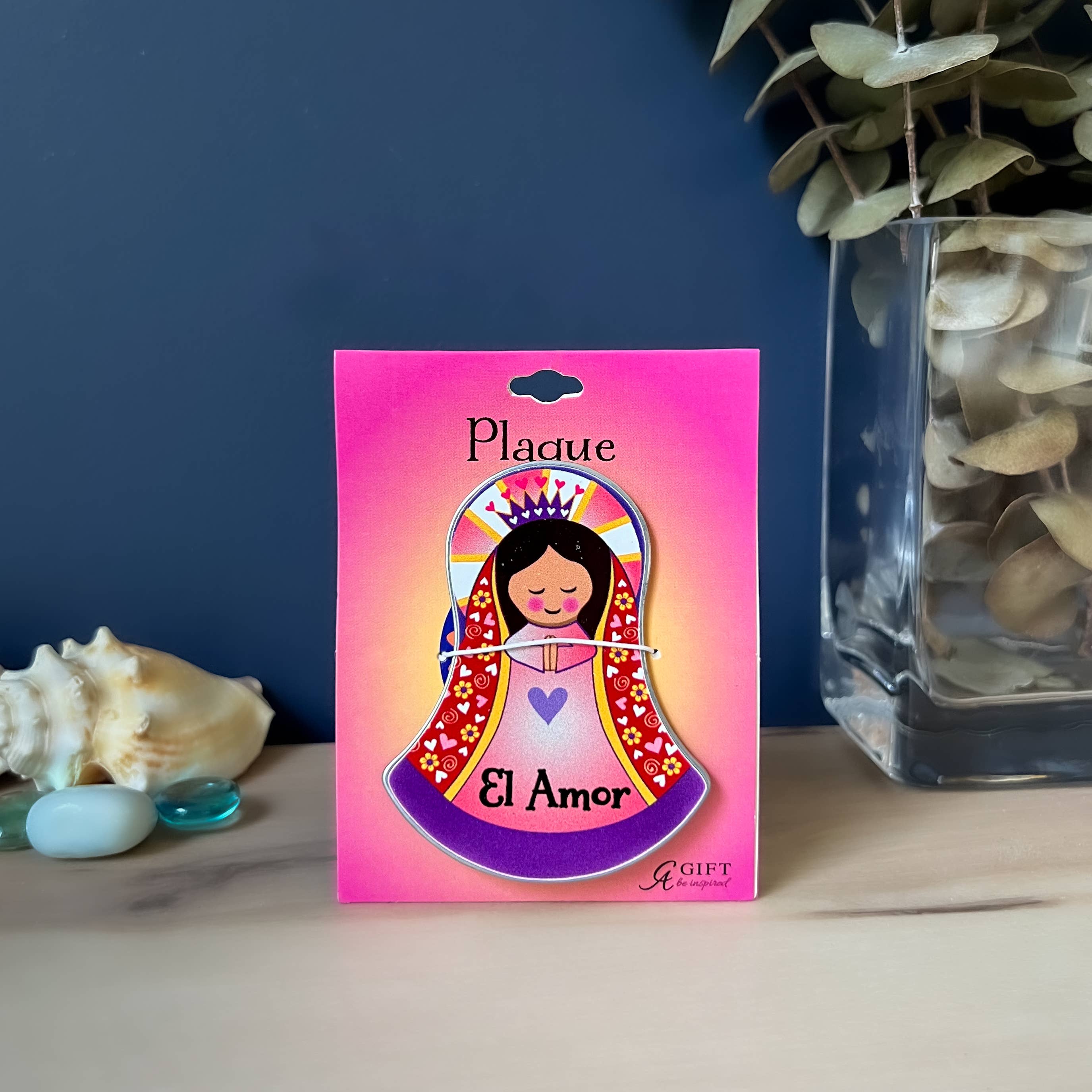 Abbey + CA Gift - Wholesale Plaque - Mini Angel Artmetal Plaque1