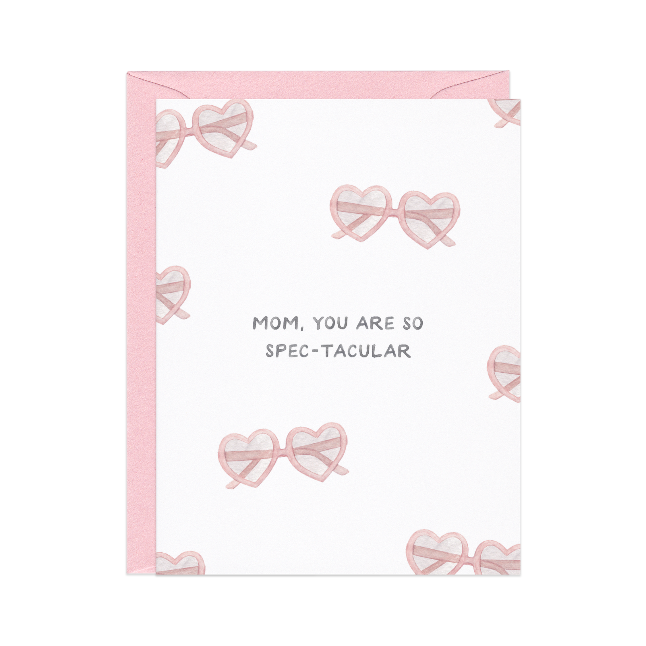 Amy Zhang - Wholesale Mother's Day Card - Spec-tacular Mom — Heart Eyes Mother's Day Card1