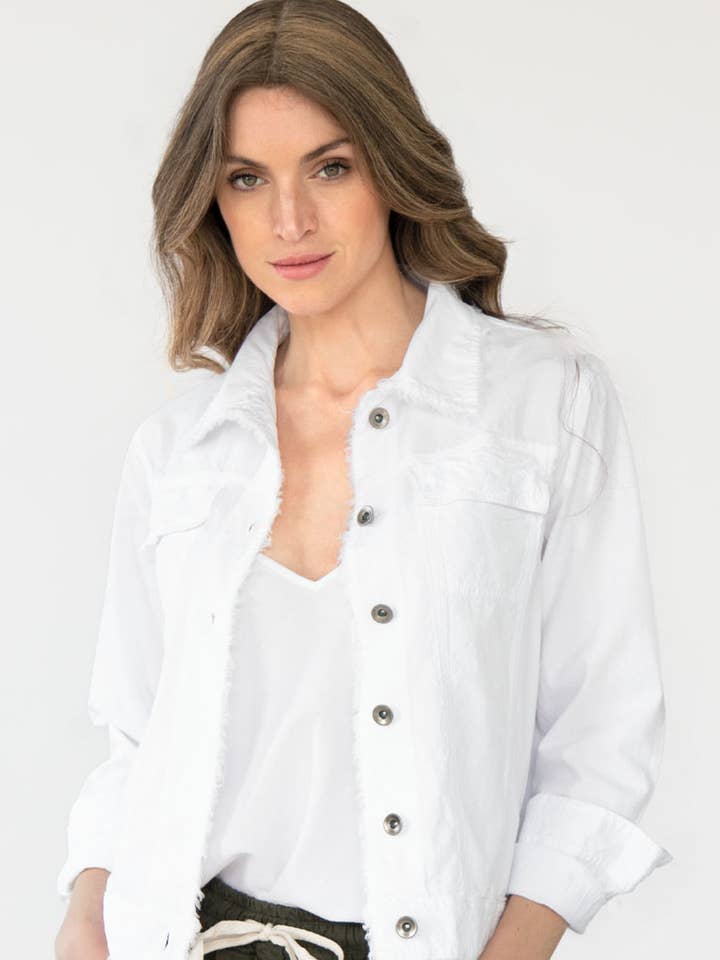 Theressa Bomuldsjakke for engroshandel hos Gretty Zueger