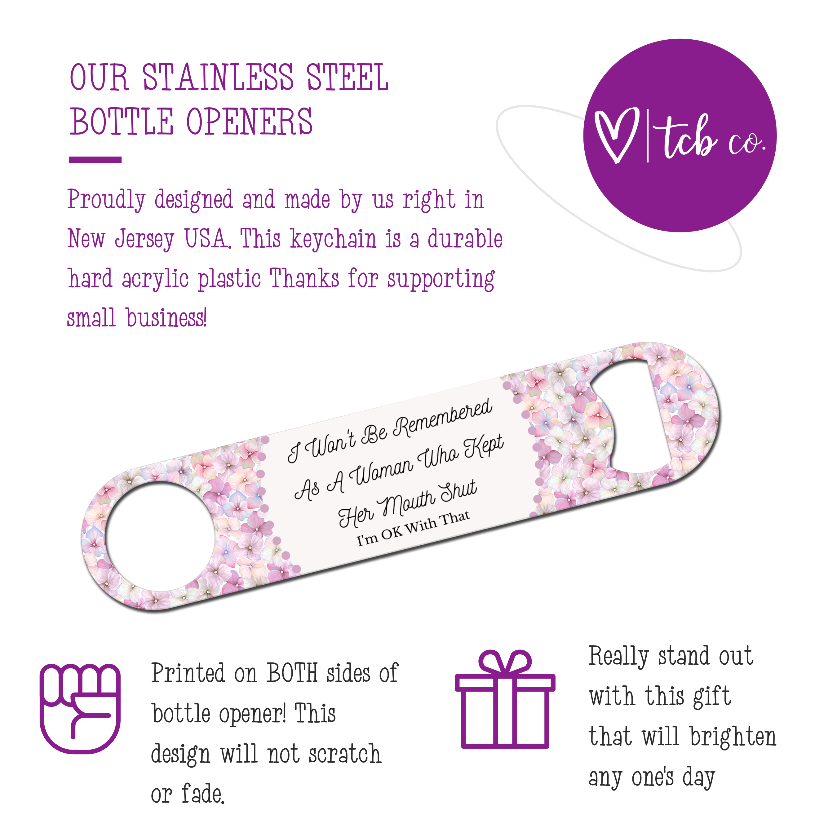 tcbco - Wholesale Bottle/Wine Opener - Woman Who Didn't Keep Her Mouth Shut Bottle Opener2