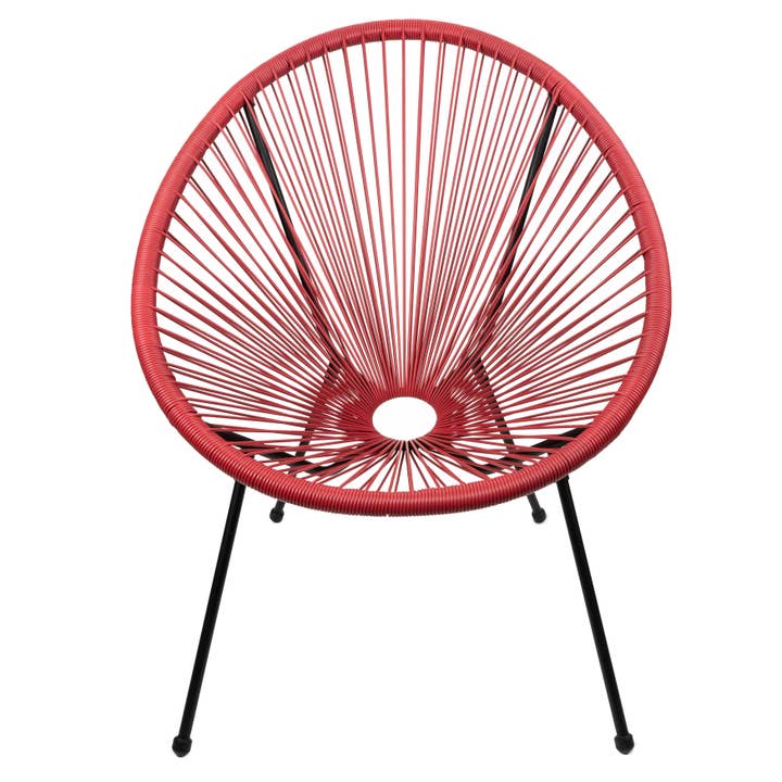 Egg Chair - Red 1PK for wholesale by Candlelight Products Ltd