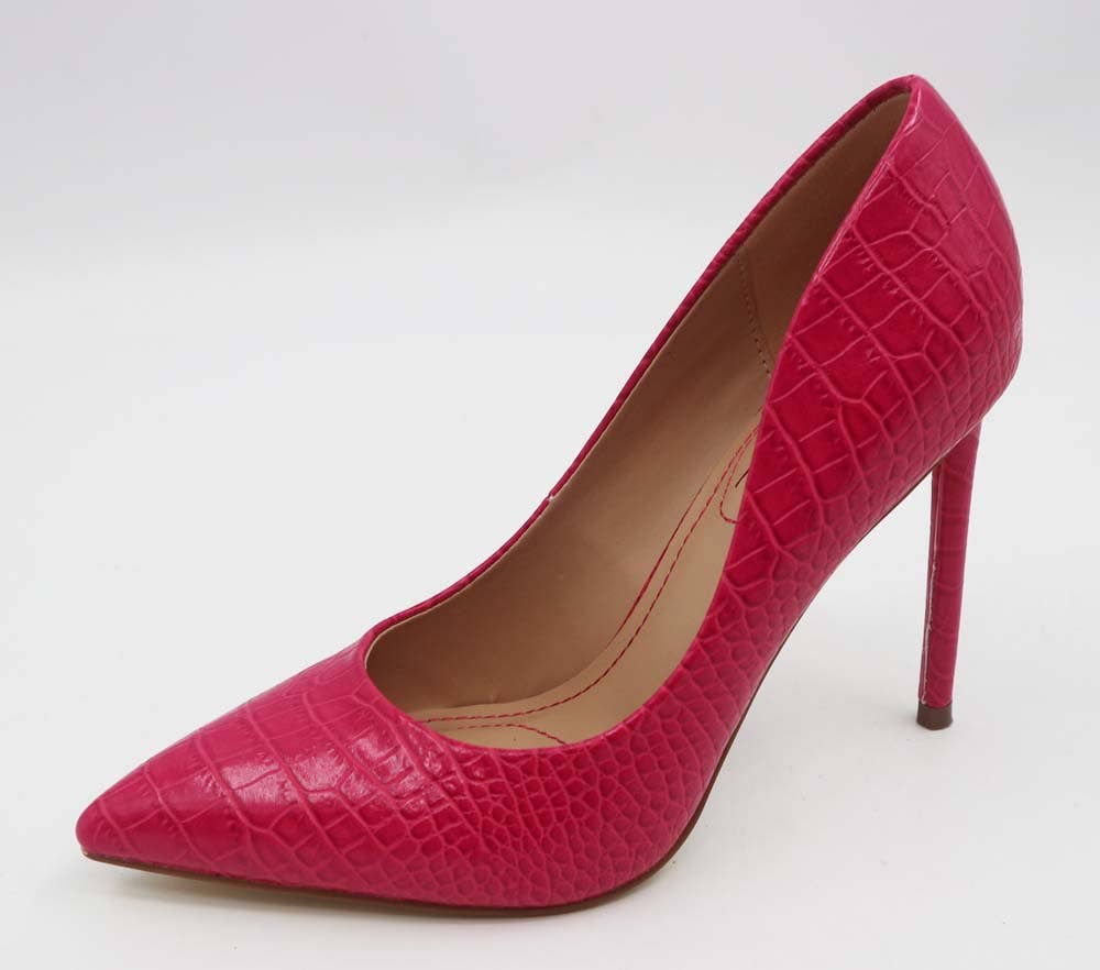 Mars Sky Shoes Wholesale - Wholesale High Heels - Women's - Bamboo CONDITION-68X Women Crocodile Pointed Toe Heeled Pumps-12 Pairs Pack-21.55/Pair2