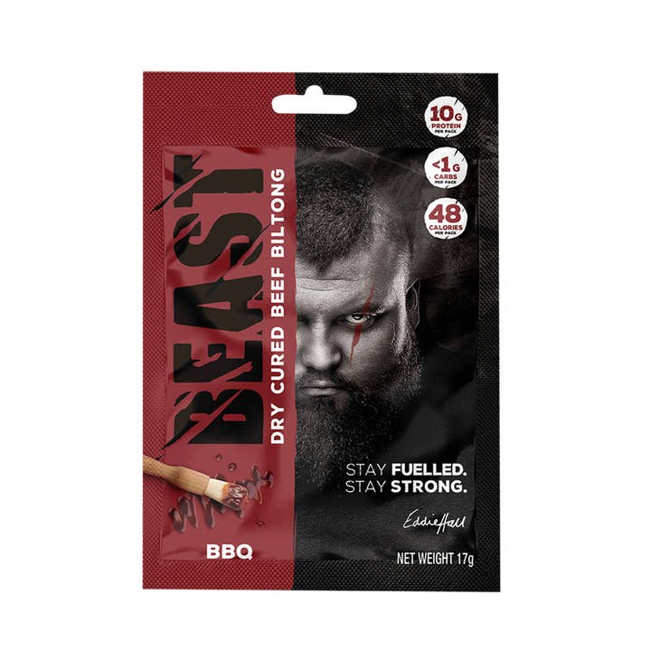 Beast Foods - Wholesale Jerky - BEAST Biltong - BBQ (24 x 17g)0