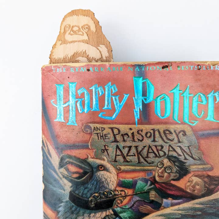 Emberglow Gaming - Wholesale Bookmark - This Is My Happy Place - Sloth - Wooden Bookmark1