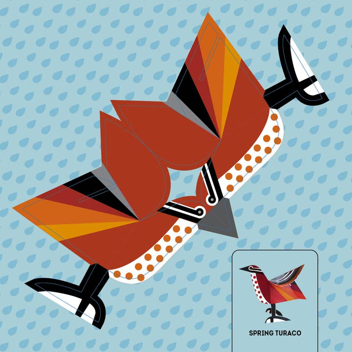 Schiffer Kids - Wholesale Coloring & Activity Book - Adult - Birds Fold & Play1