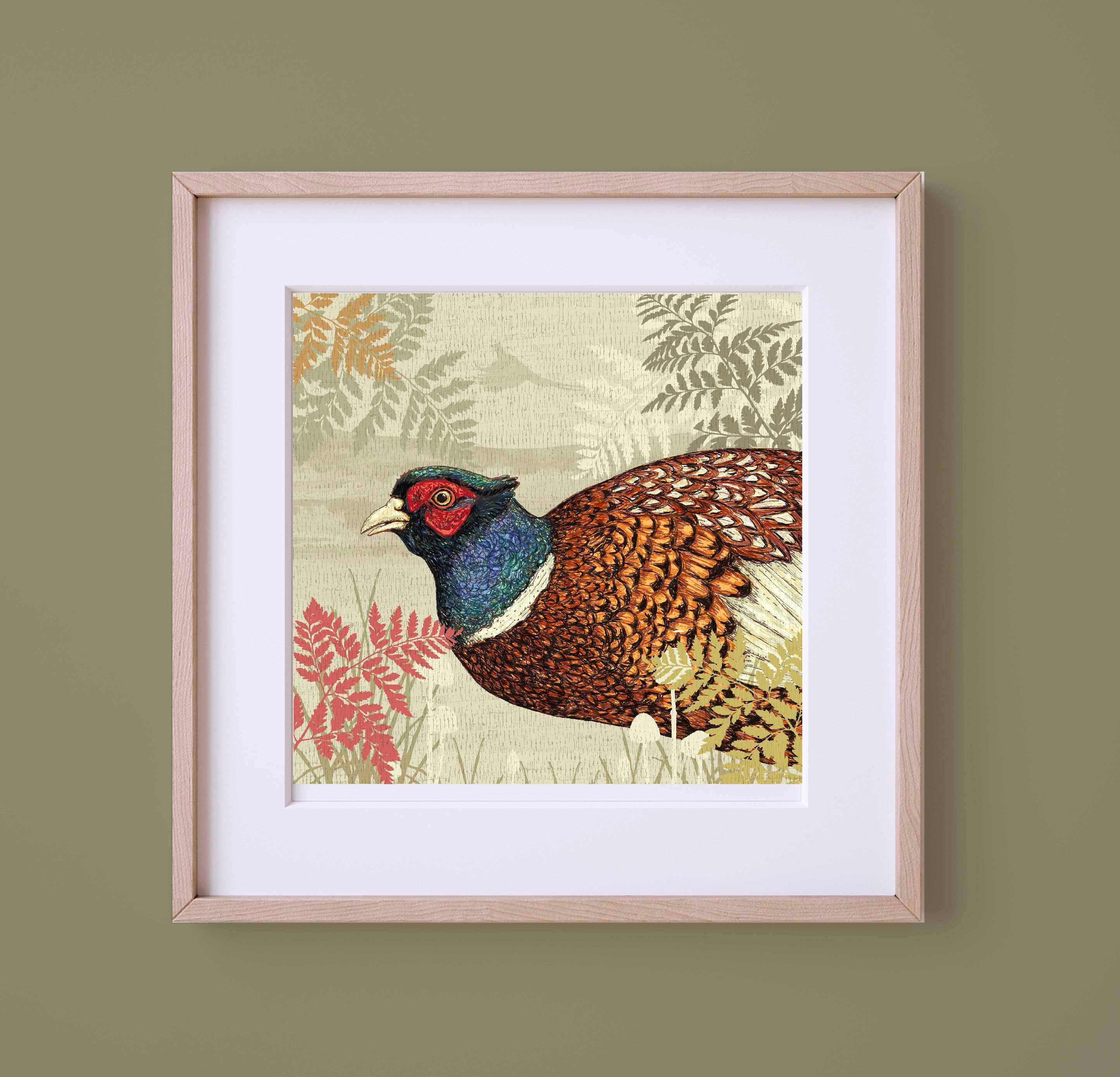 Helen Briggs Design – wholesale Art print – Pheasant Art Print4