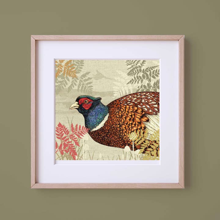 Helen Briggs Design – wholesale Art print – Pheasant Art Print4