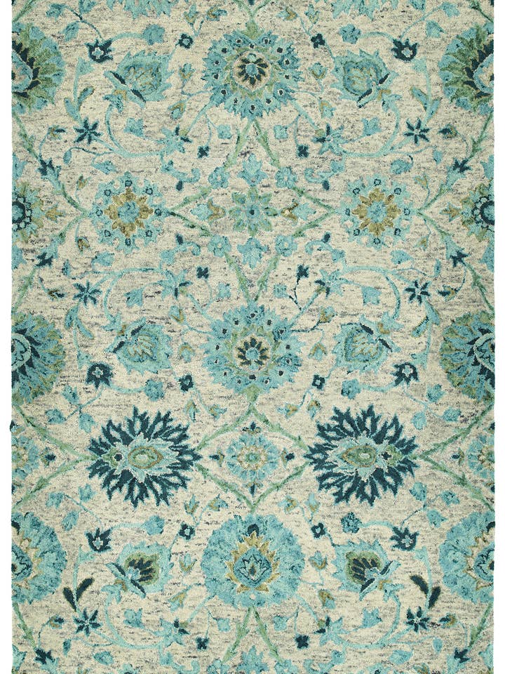 Tappeto rettangolare della collezione Chancellor, turchese, 12,7 x 17,8 cm per la vendita all'ingrosso da parte di contempo fashion