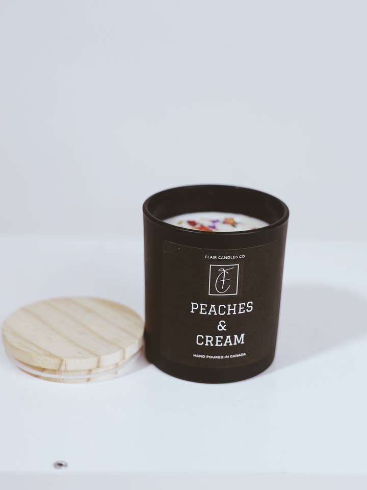 Peaches & Cream for wholesale by Flair Candles Co