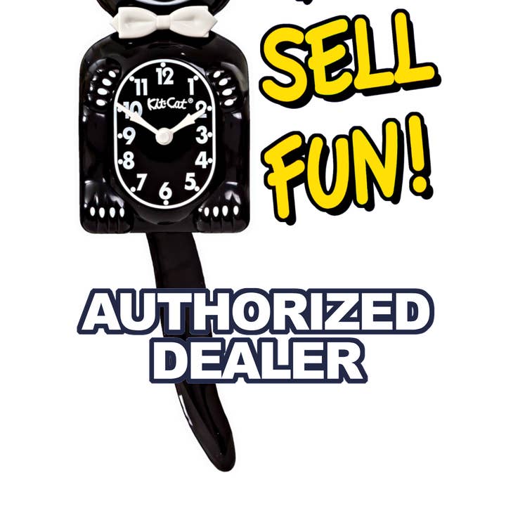 Kit-Cat Klock – Engroshandel Vindues- og vægklistermærke – Kit-Cat autoriseret forhandler vinduesklistermærke - Vi sælger sjov!1