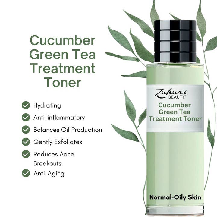 Zuhuri Beauty Cucumber Green Tea Treatment Toner for wholesale by Zuhuri Beauty