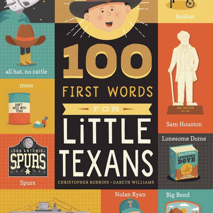 Familius, LLC - Wholesale Baby & Toddler Book (0-2) - 100 First Words for Little Texans