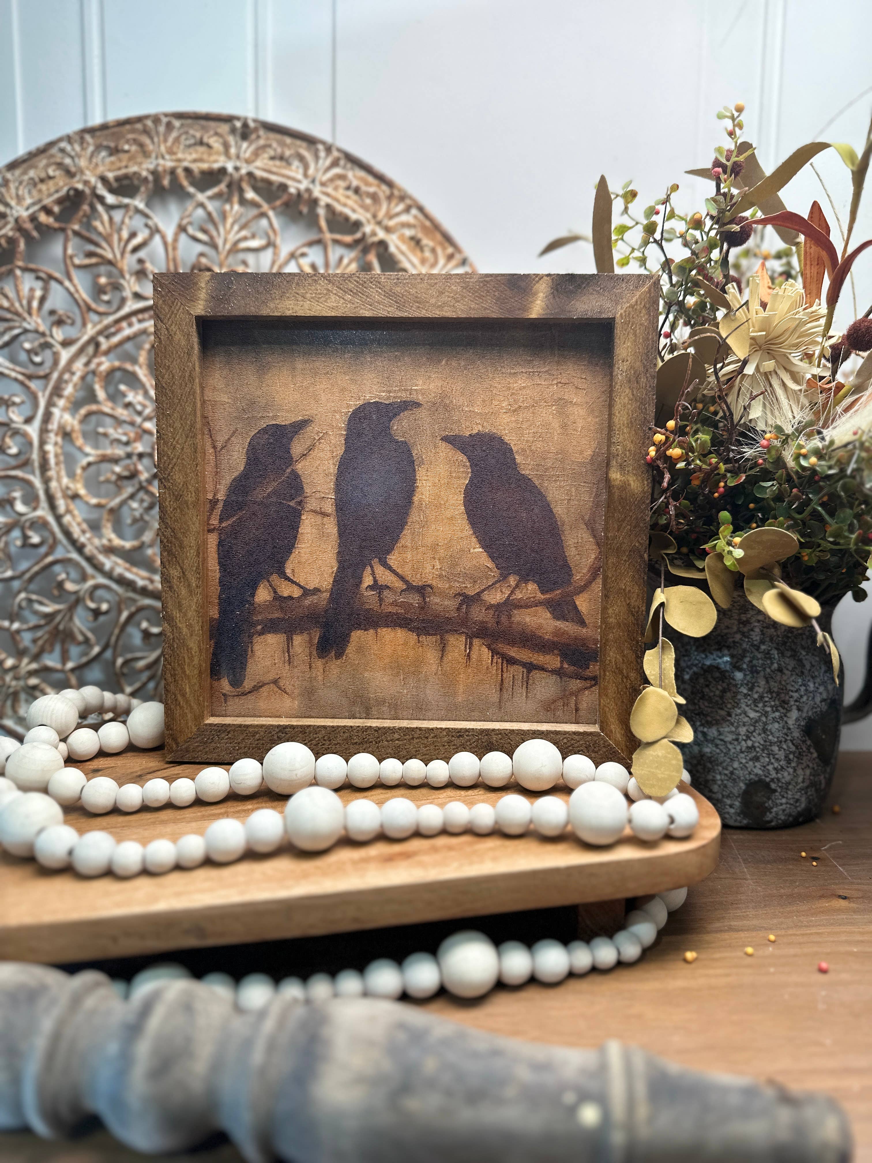 The Broken Board - Wholesale Art Print - Crows, Halloween decor, Fall Decor5