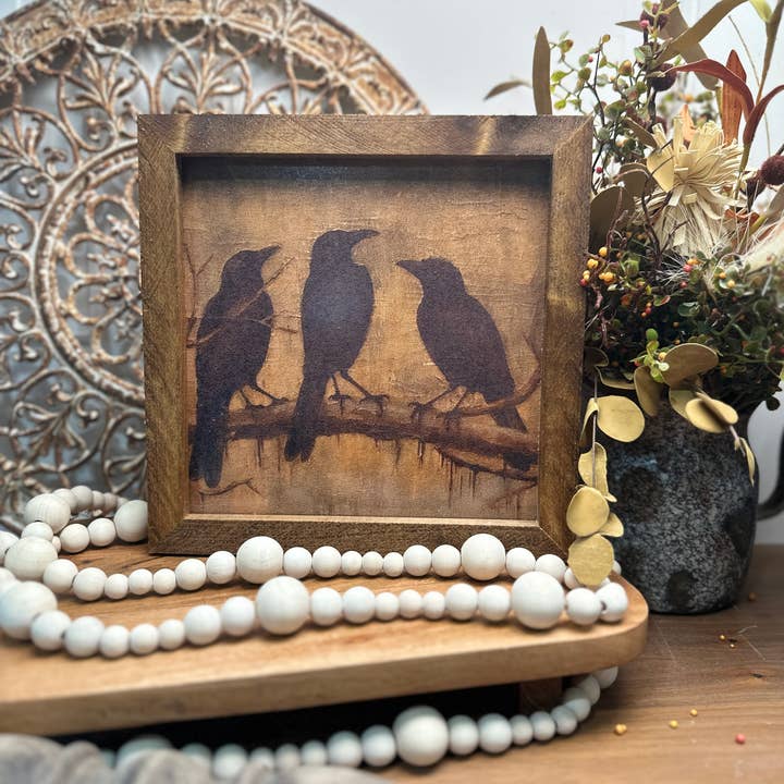 The Broken Board - Wholesale Art Print - Crows, Halloween decor, Fall Decor5