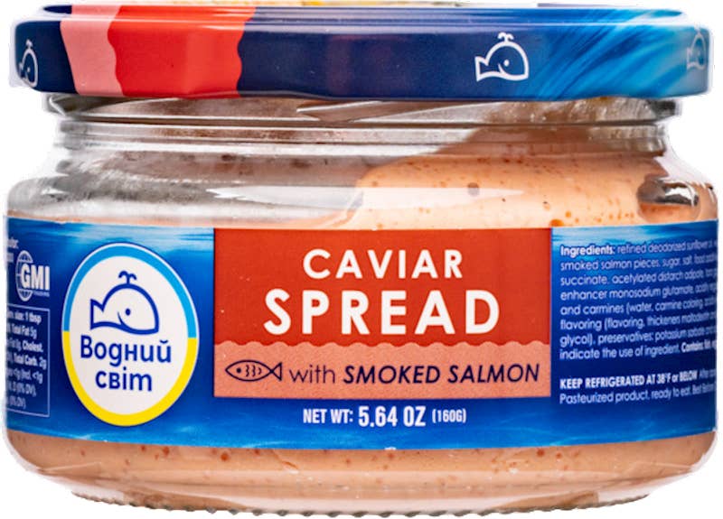 Hudson Meat Company - Wholesale Fish/Seafood - SPREAD CAPELIN CAVIAR W/SHRIMP - VODNIY SVIT