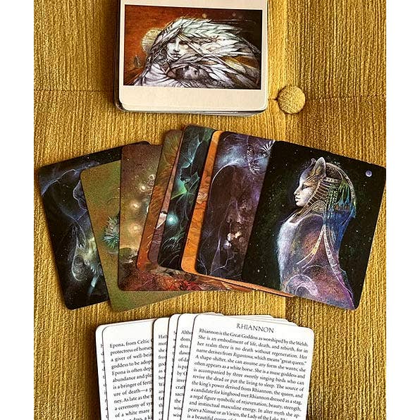 VisionWorks LLC - Wholesale Tarot Cards - Goddesses Knowledge Cards. Deck of 48. Susan Boulet Art6