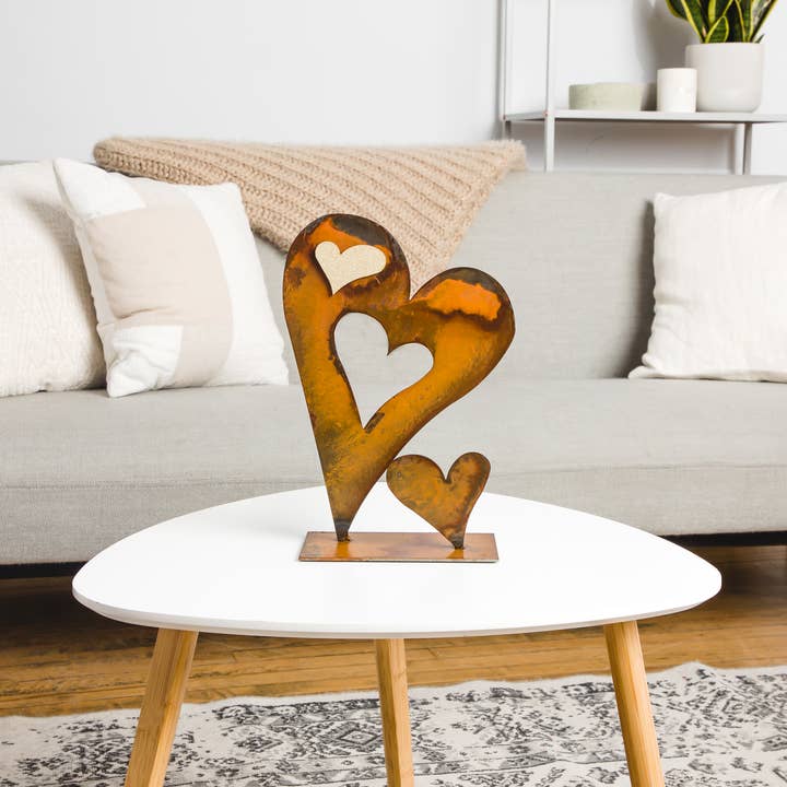 Prairie Dance - Wholesale Decorative Tabletop Object - Baby Heart Tabletop, Romantic Wedding Anniversary Decor6