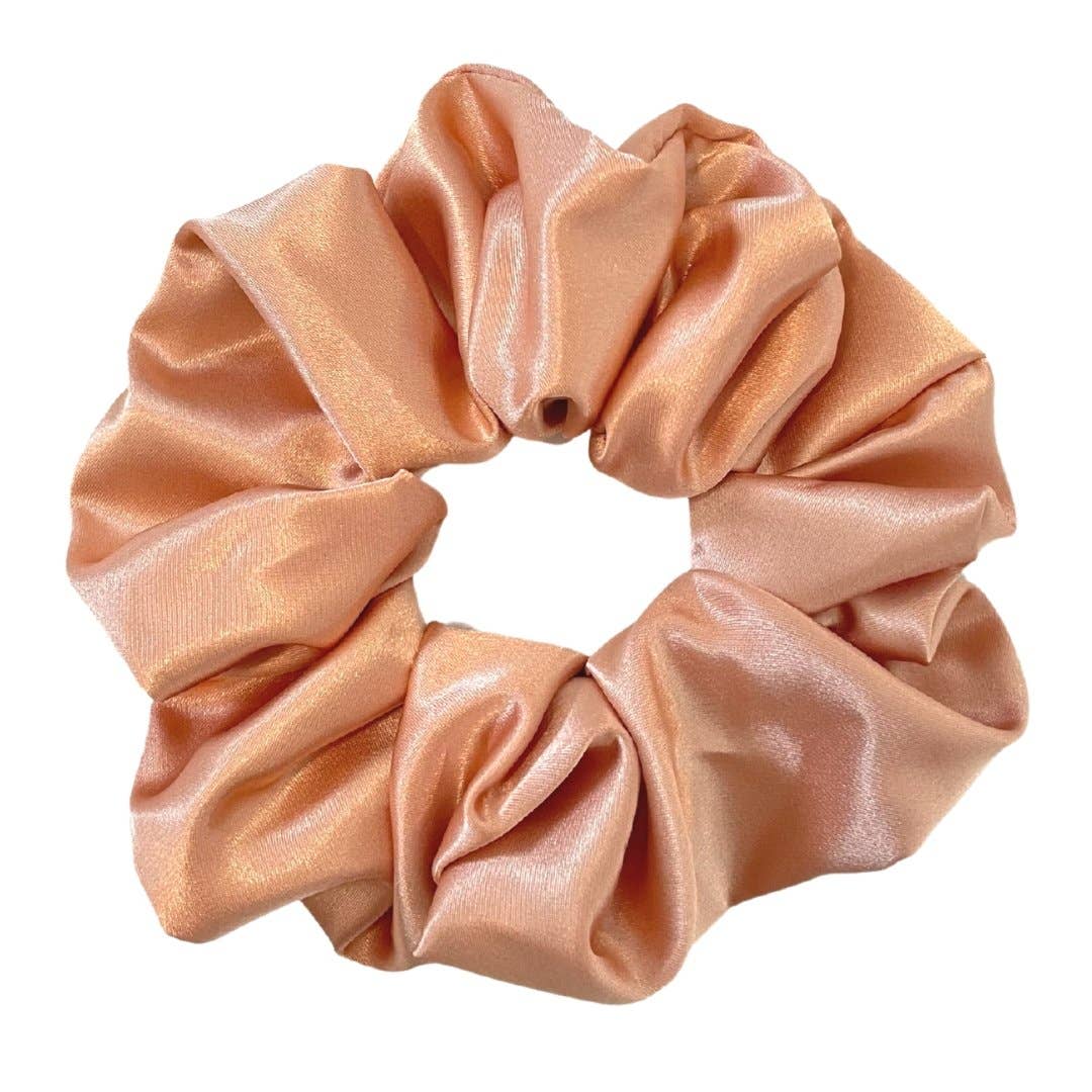 Beyond Scrunchies - Wholesale Scrunchie - Women's - PEACH - Mulberry Silk Scrunchie0