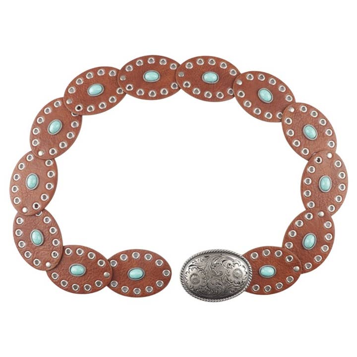 Y2K WESTLICHER OVALER GÜRTEL, TTB 142 für den Großhandel von JOIA ACCESSORIES