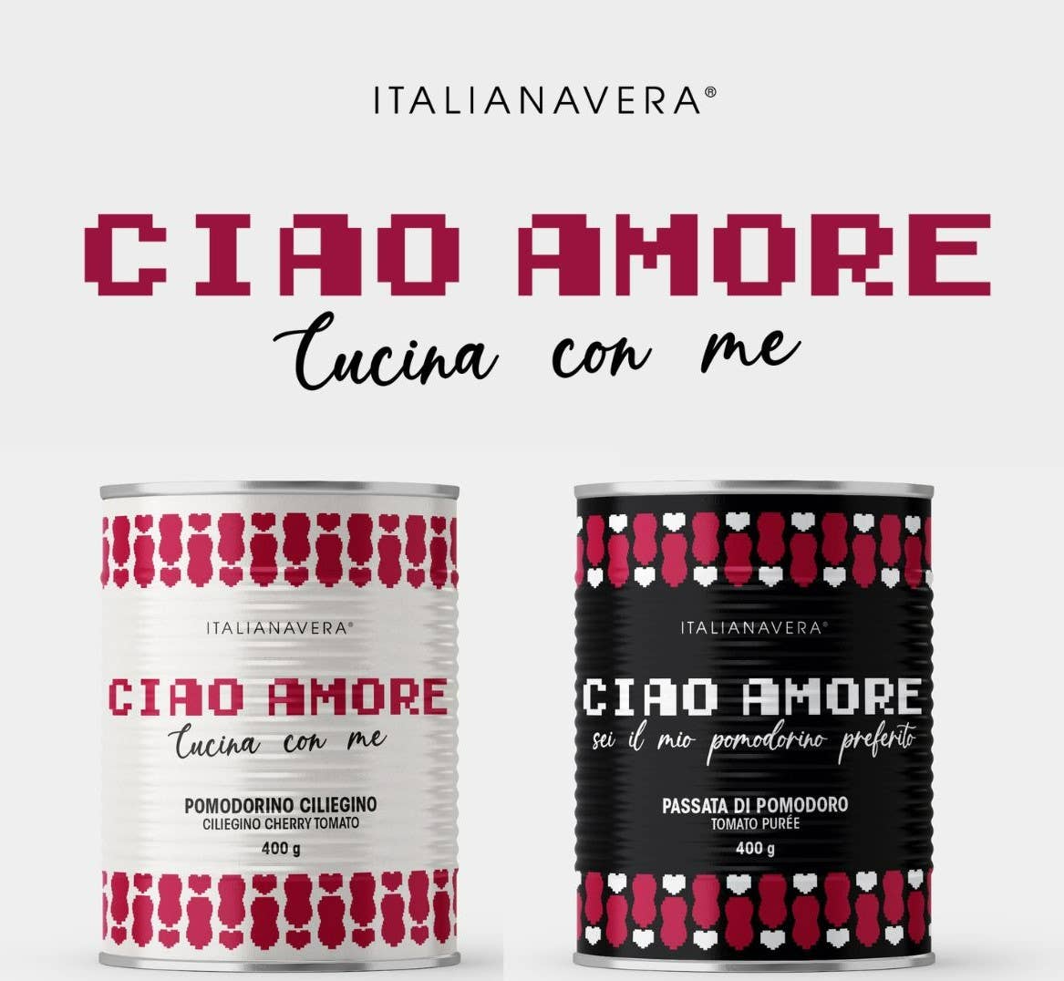 ITALIANA VERA S.R.L. - Wholesale Sauce - CIAO AMORE Collection: Cherry Tomato 400g1