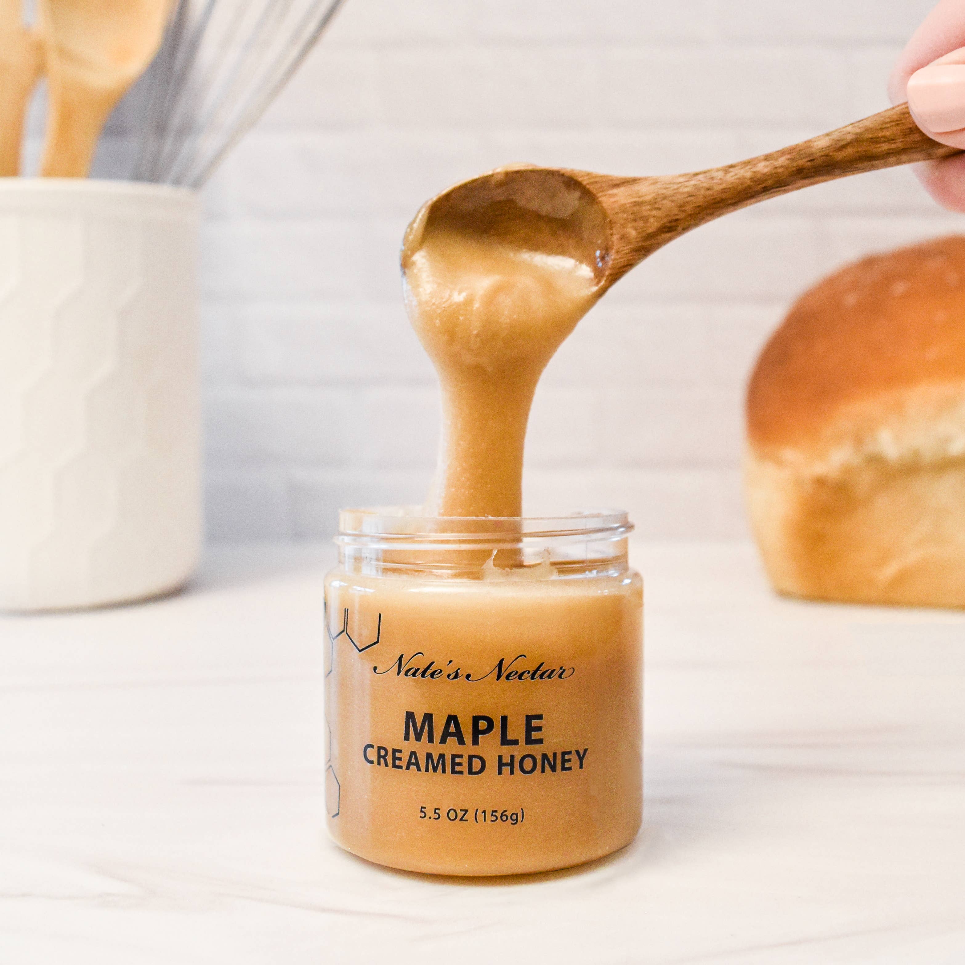 Nate's Nectar - Wholesale Honey - Maple Creamed Honey