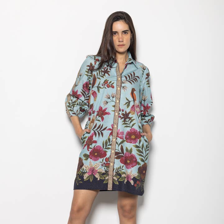 OPAL MOSAIC AVA DRESS for wholesale by Maude-Vivante