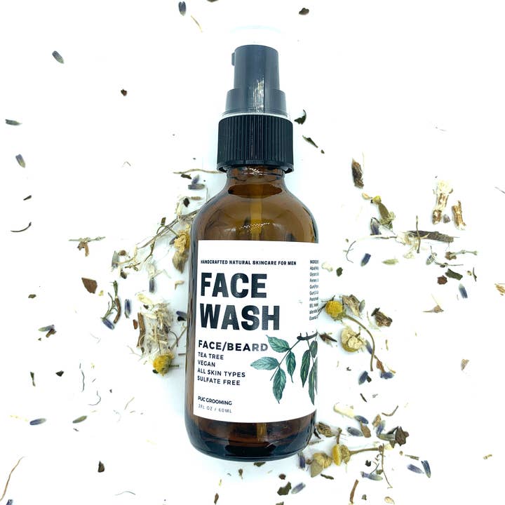 Tea Tree Face and Beard Wash for wholesale by Pin Up Cosmetics