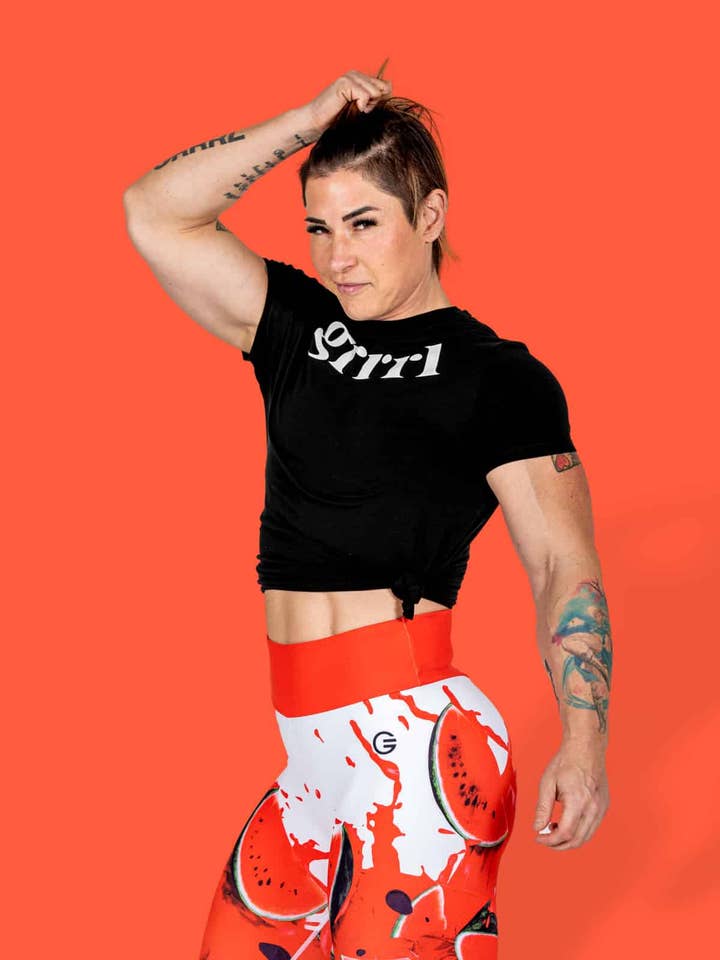 Legging Watermelon Crush Next Level 7/8 pour la vente par GRRRL