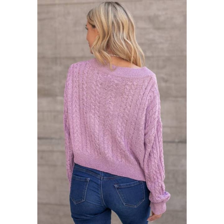 Verte - Wholesale Knit Sweater - Women's - CROPPED SWEATER_78T10471