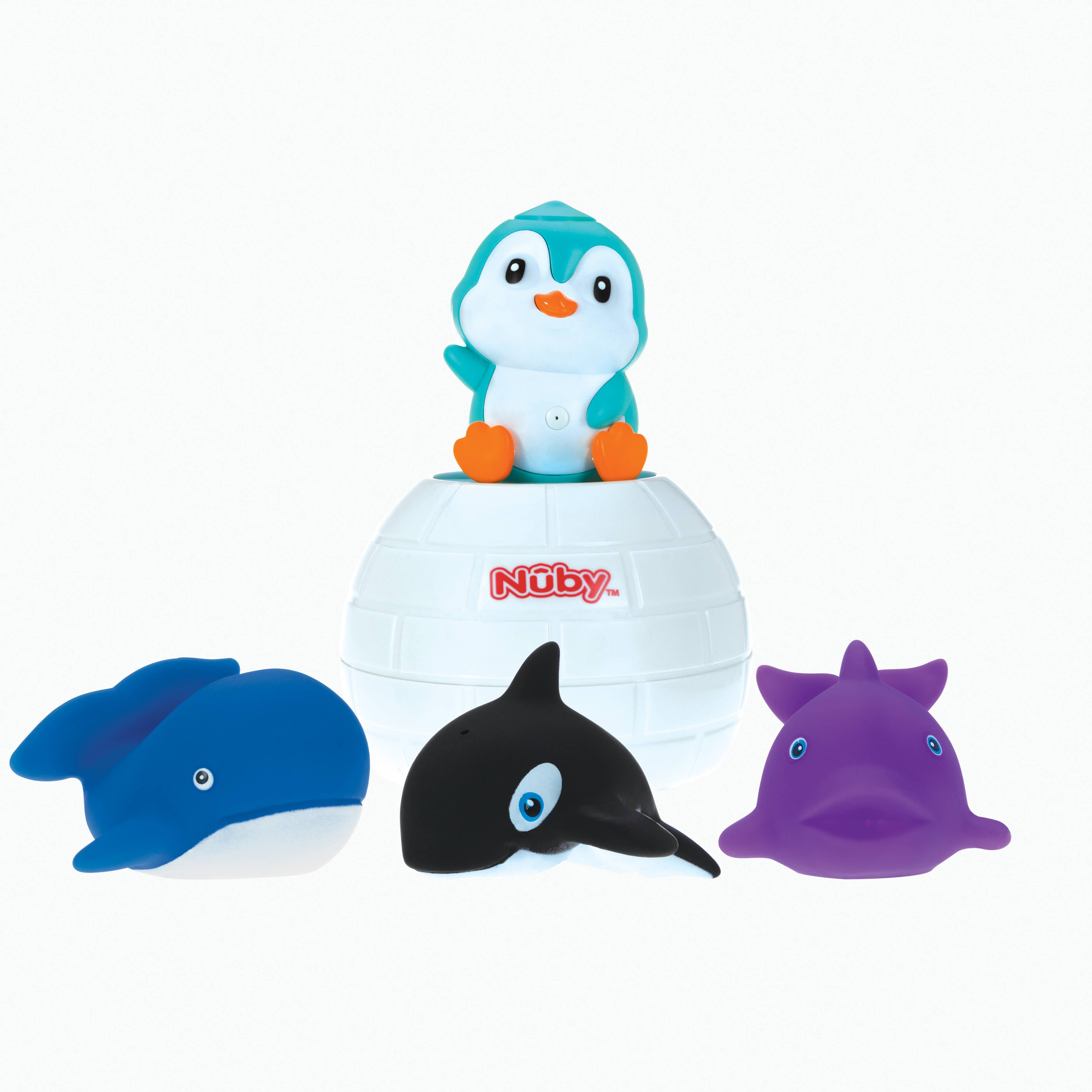 Nuby - Wholesale Bath Toy - Baby - Penguin Bath Toys & 4 Squirters2