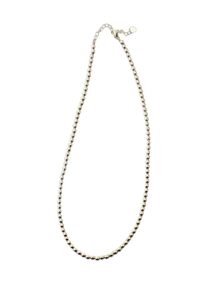 Le Collier en Argent - 4MM pour la vente par Coco's Beads and Co