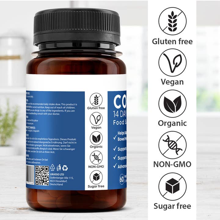 Likasso – wholesale Oral supplement/vitamin – Herboxa COLON 14 Day Colon Cleanse - Cleansing Formula7