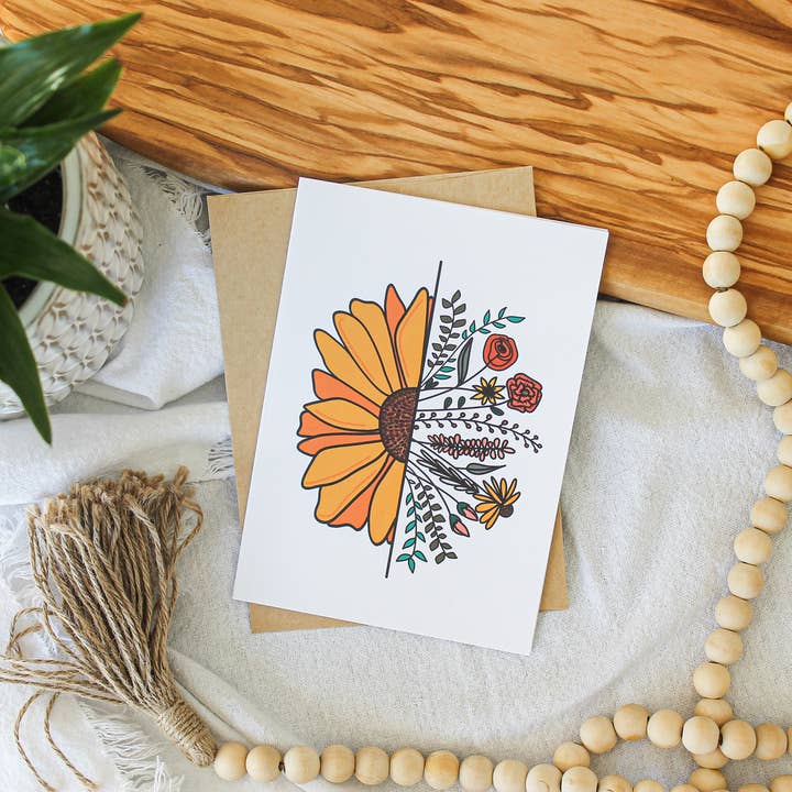 Blooming Card for wholesale by Stillbay Home Goods
