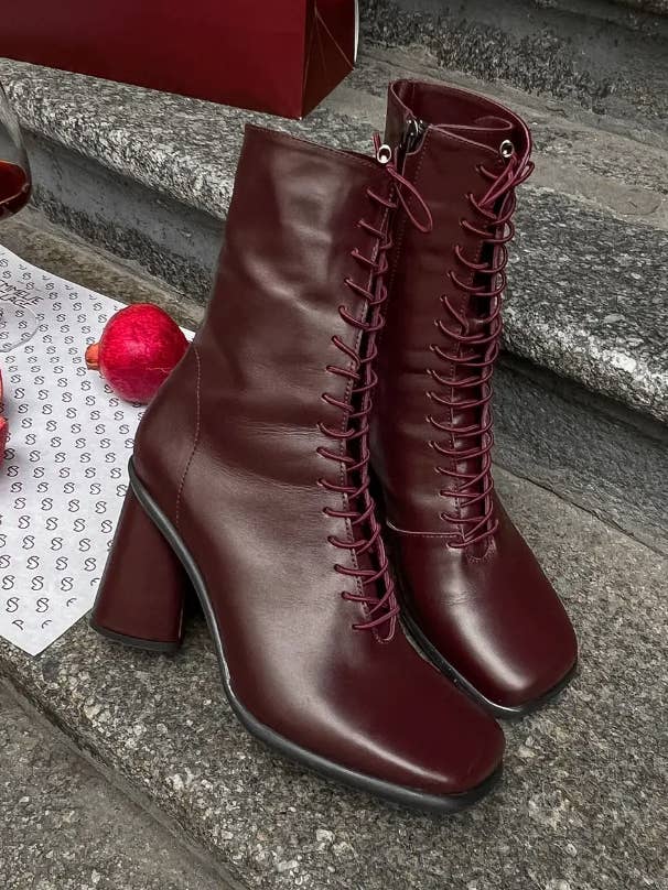 SHANTY Leather Ankle Boots for wholesale by Nenya Fashion Limited