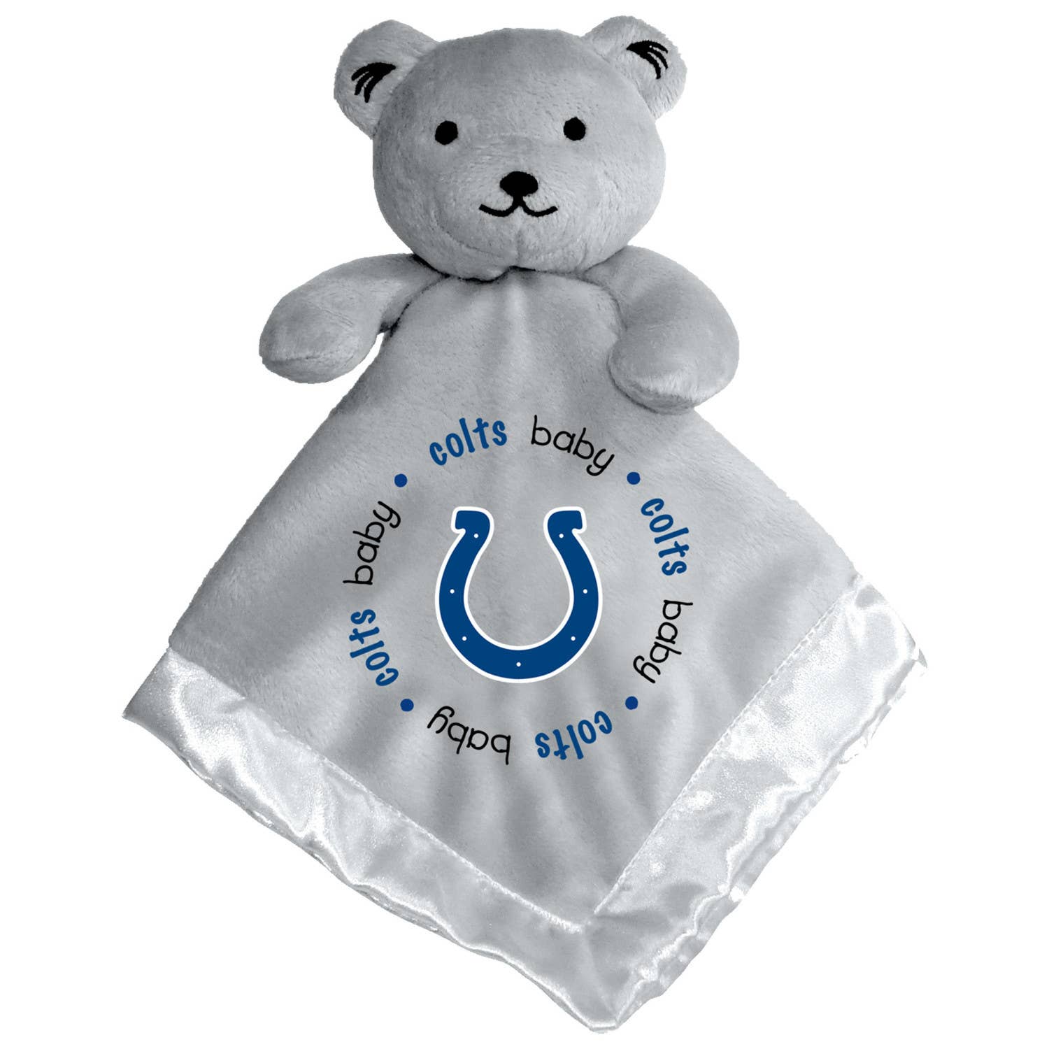 Masterpieces Puzzles - Wholesale Security/Cuddle Blanket - Baby - Indianapolis Colts - Security Bear Gray0