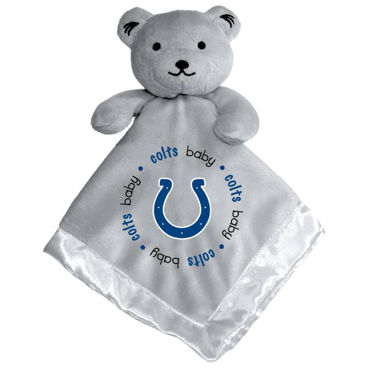 Masterpieces Puzzles - Wholesale Security/Cuddle Blanket - Baby - Indianapolis Colts - Security Bear Gray