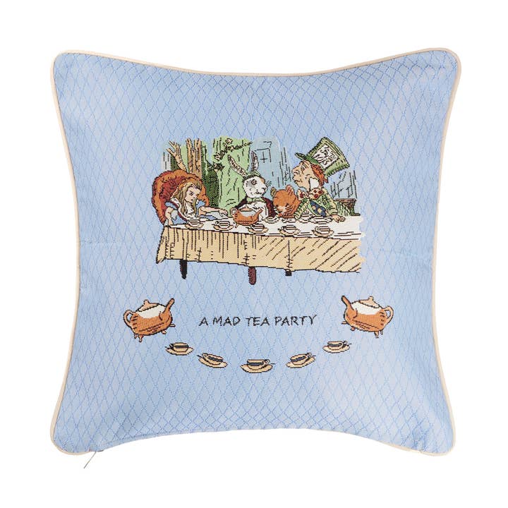 Alice in Wonderland Tea Party - Cushion Cover 45cm*45cm for wholesale by Signare Tapestry