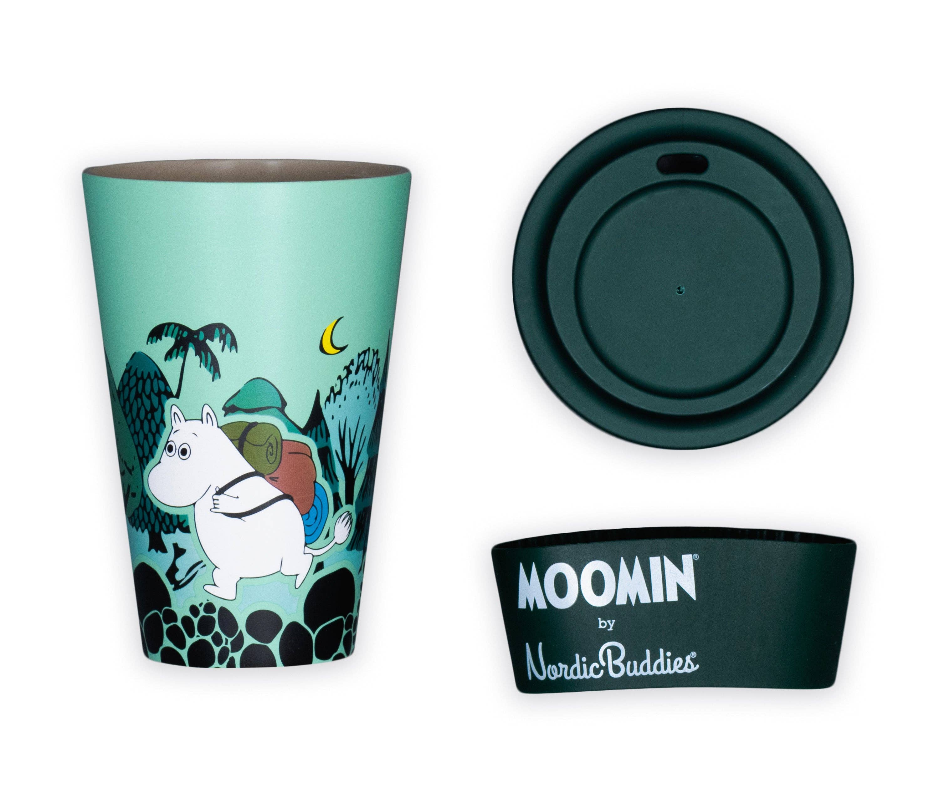 Nordicbuddies - Wholesale Coffee Mug - Moomintroll  Adventuring Take Away Mug2