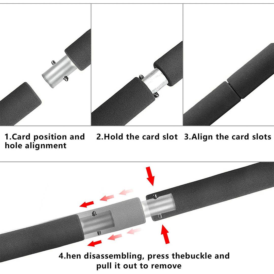 Mtistanbul LTD - Wholesale Fitness Equipment - Portable Pilates Resistance Bar – Multi-Purpose Fitness & Home Workout Stick3