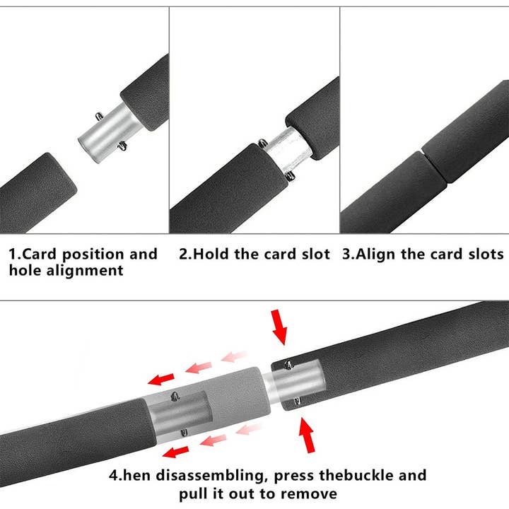 Mtistanbul LTD - Wholesale Fitness Equipment - Portable Pilates Resistance Bar – Multi-Purpose Fitness & Home Workout Stick3