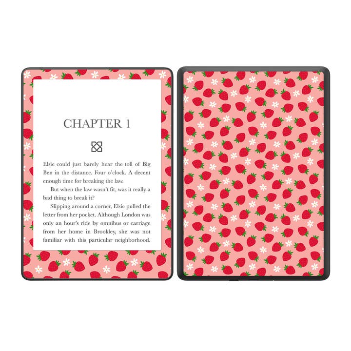 Skin per Kindle - Fragole per la vendita all'ingrosso da parte di Bookish Decals